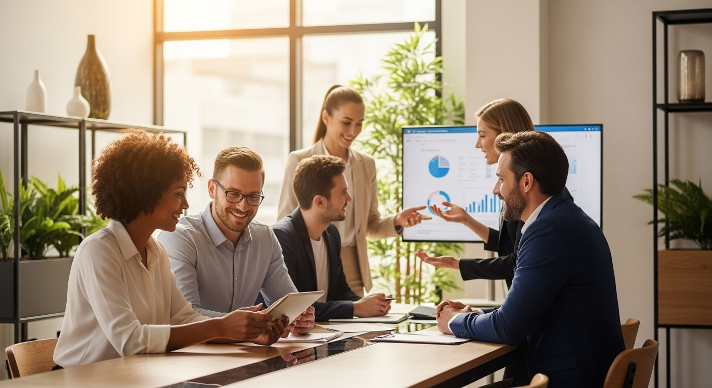 Equipe especializada SOBRESEG atendendo clientes em seguros empresariais e pessoais